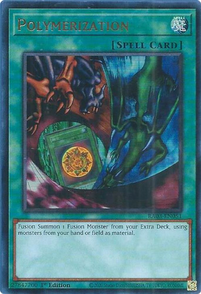 [ALTERANTE ART] [ULTRA RARE] Polymerization (A) (UR) - (RA03-EN051) - 1st Edition