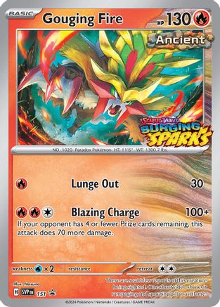 Gouging Fire - SVP 151 - Pokemon SV Scarlet & Violet Promo