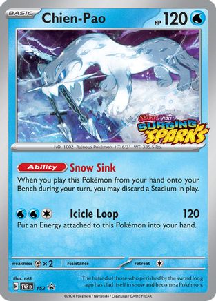 Chien-Pao - SVP 152 - Pokemon SV Scarlet & Violet Promo