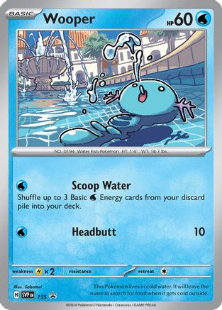 Wooper - SVP 155 - Pokemon SV Scarlet & Violet Promo