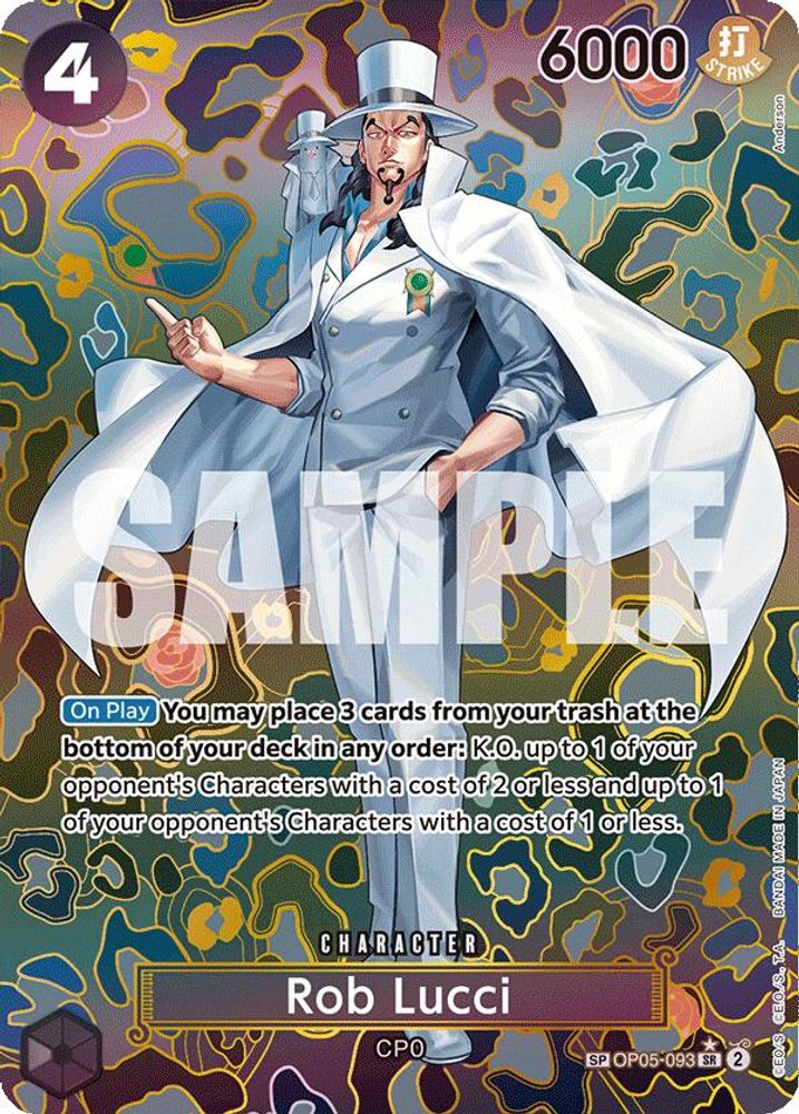[ SP ] Rob Lucci (OP05-093) SP - One Piece Emperors in the New World