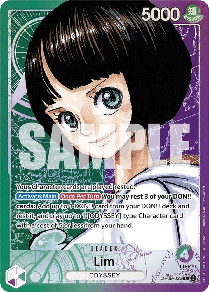 [ALTERNATE ART] Lim (022) (OP09-022) L★ - One Piece Emperors in the New World