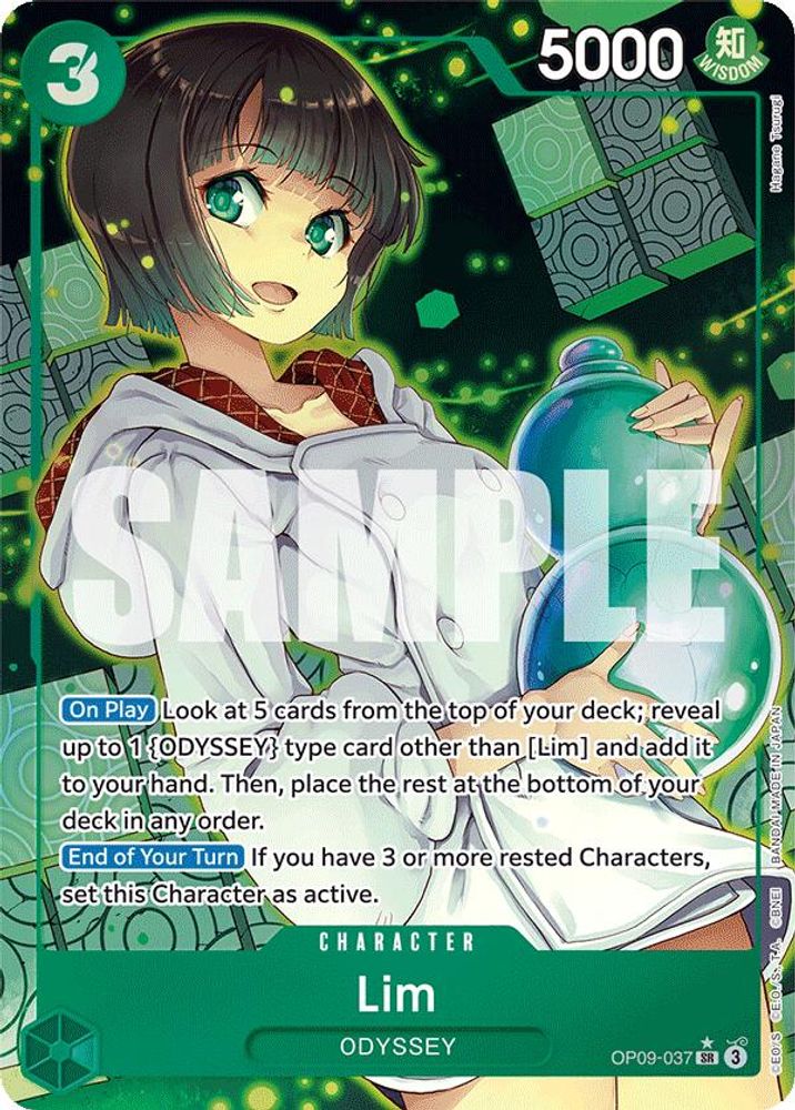[ALTERNATE ART] Lim (037) (OP09-037) SR★ - One Piece Emperors in the New World