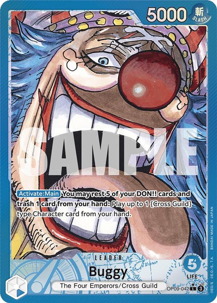 [ALTERNATE ART] Buggy (042) (OP09-042) L★ - One Piece Emperors in the New World