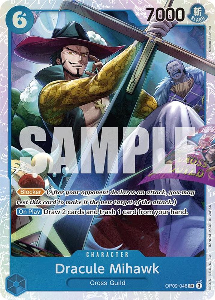 Dracule Mihawk (OP09-048) Super Rare - One Piece Emperors in the New World