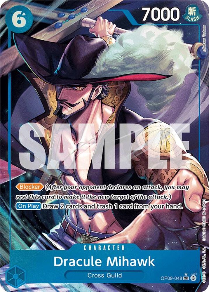 [ALTERNATE ART] Dracule Mihawk (OP09-048) SR★ - One Piece Emperors in the New World
