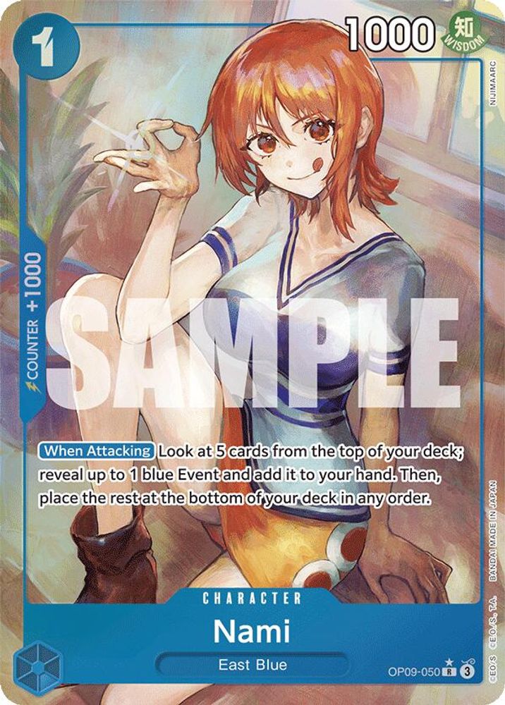 [ALTERNATE ART] Nami (050) (OP09-050) R★ - One Piece Emperors in the New World