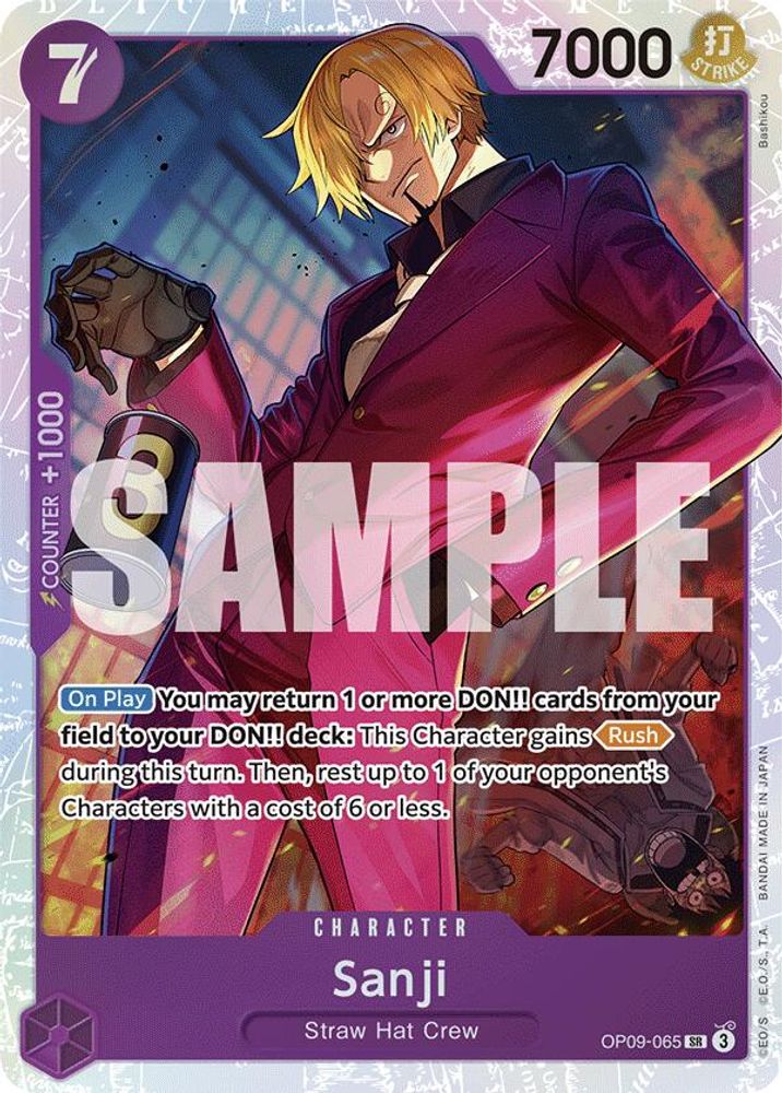 Sanji (065) (OP09-065) Super Rare - One Piece Emperors in the New World