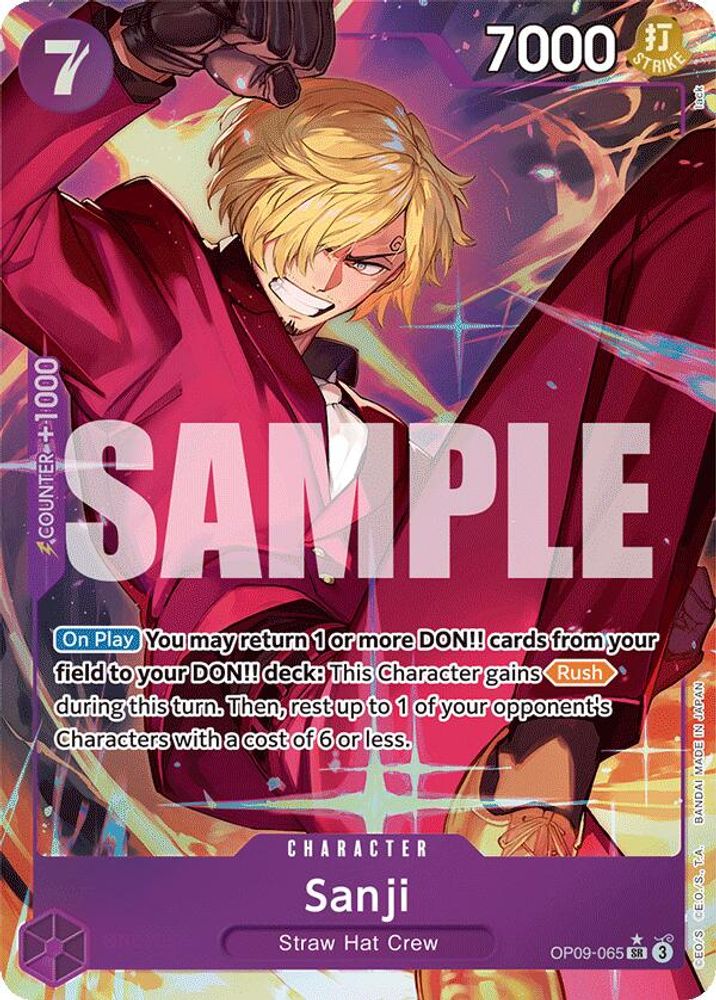 [ALTERNATE ART] Sanji (065) (OP09-065) SR★ - One Piece Emperors in the New World