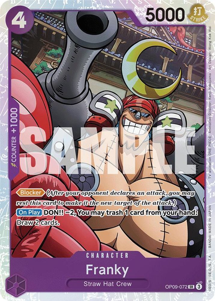 Franky (OP09-072) Super Rare - One Piece Emperors in the New World