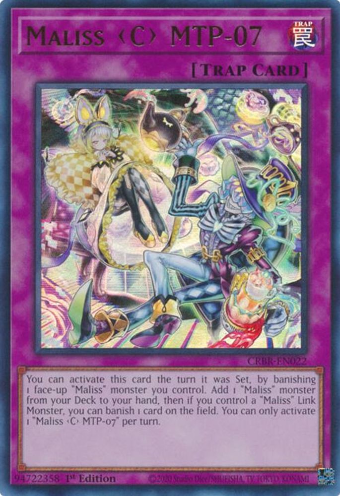 Maliss C MTP-07 - (CRBR-EN022) Ultra Rare - 1st Edition