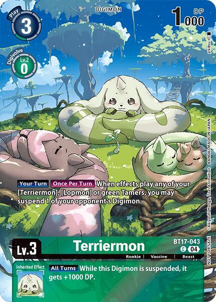 Terriermon BT17-043 - Legend Pack 2024 Box Topper EX08 Chain of Liberation