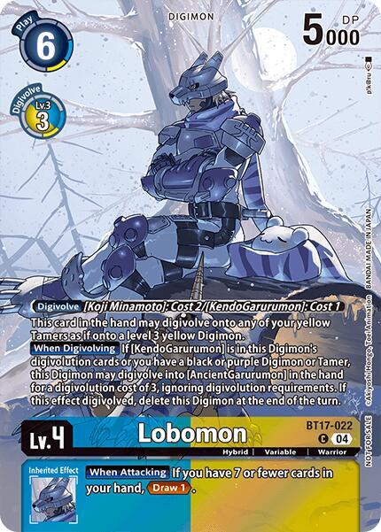 Lobomon BT17-022 - Legend Pack 2024 Box Topper EX08 Chain of Liberation