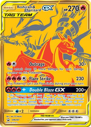 Reshiram & Charizard GX - SM247 - Ultra Rare Premium Collection Box Pr Cherry Collectables Reshiram & Charizard GX - SM247 - Ultra Rare Premium Collection Box Pr Cherry Collectables