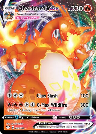 Charizard Vmax - 20/189 - Ultra Rare - Darkness Ablaze