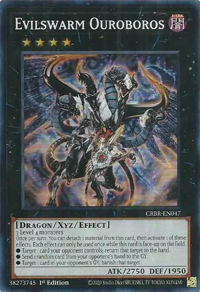 Evilswarm Ouroboros (SR) - (CRBR-EN047) Super Rare - 1st Edition
