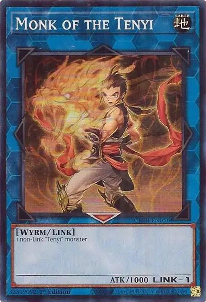 Monk of the Tenyi (SR) - (CRBR-EN056) Super Rare - 1st Edition