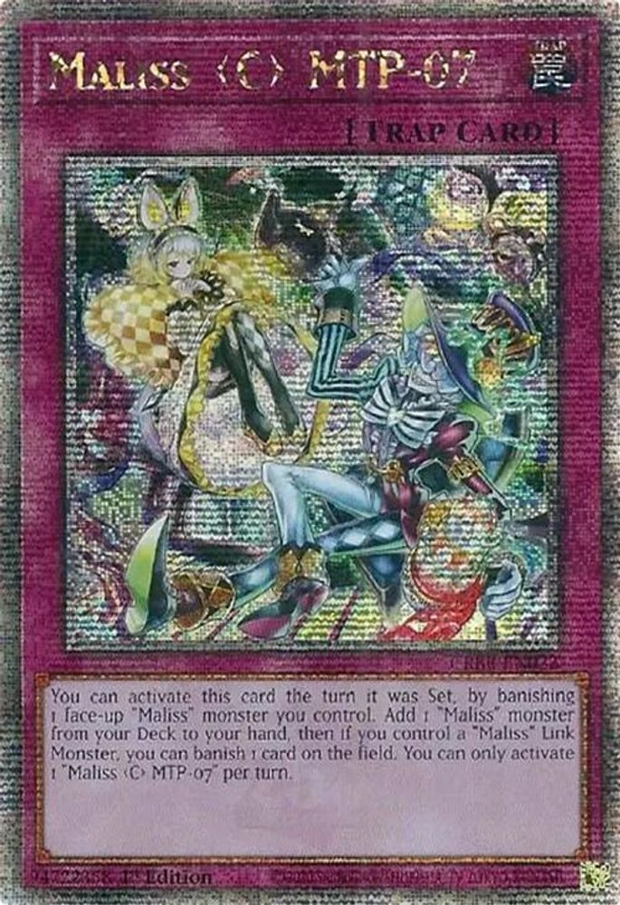 [QUARTER CENTURY RARE]Maliss C MTP-07 (Quarter Century Secret Rare) - (CRBR-EN022) - 1st Edition