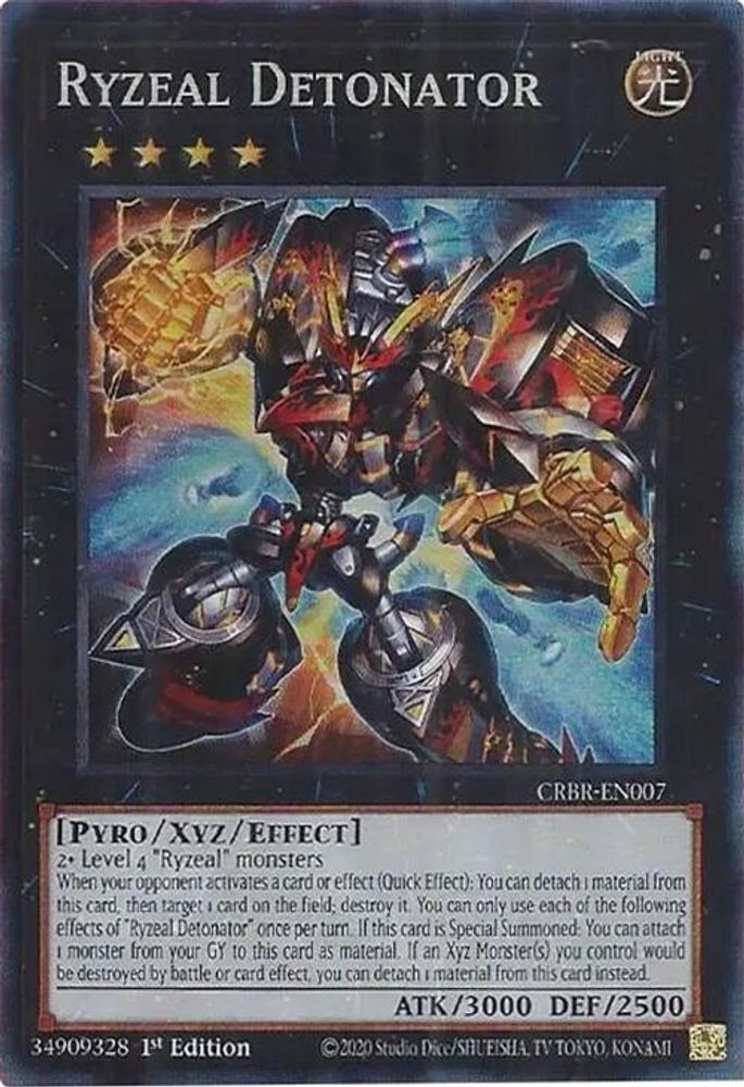 Ryzeal Detonator (CR) - (CRBR-EN007) Collector's Rare - 1st Edition