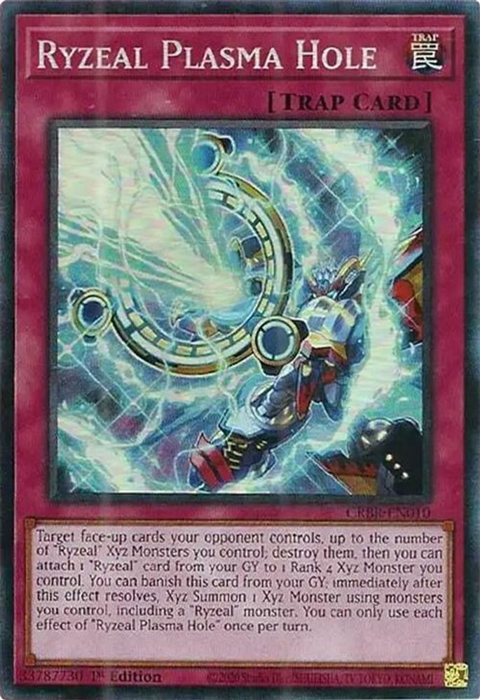 Ryzeal Plasma Hole (CR) - (CRBR-EN010) Collector's Rare - 1st Edition