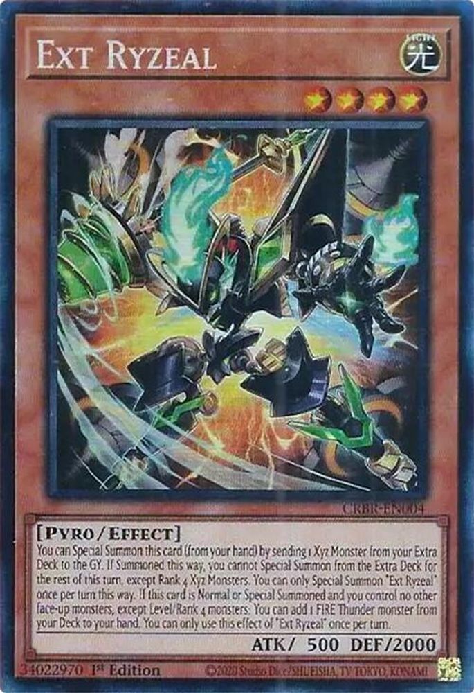 Ext Ryzeal (CR) - (CRBR-EN004) Collector's Rare - 1st Edition