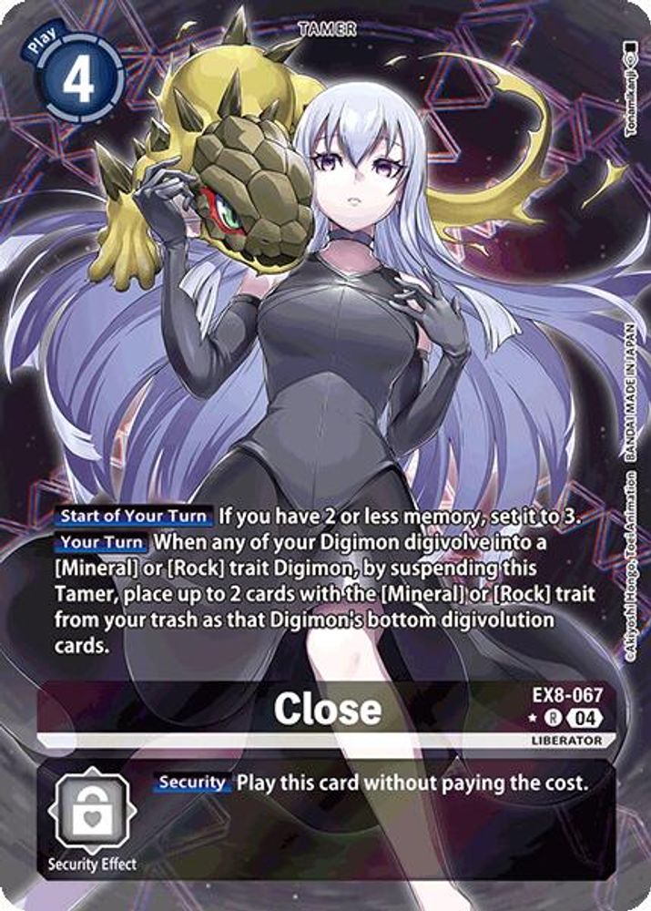 Close (Alternate Art) (EX8-067) R★ - Digimon Chain of Liberation