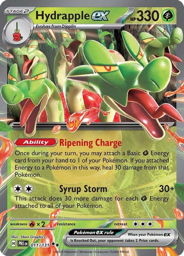 Hydrapple ex - [  011/131 ] - Double Rare - Pokemon SV Prismatic Evolutions