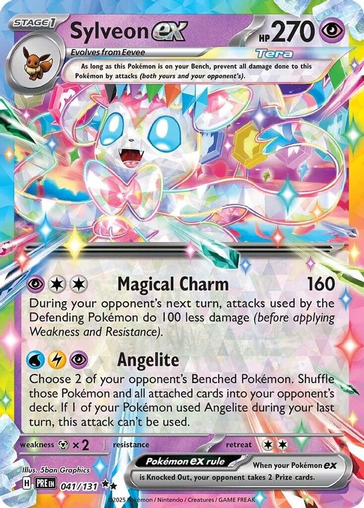 Sylveon ex - [  041/131 ] - Double Rare - Pokemon SV Prismatic Evolutions