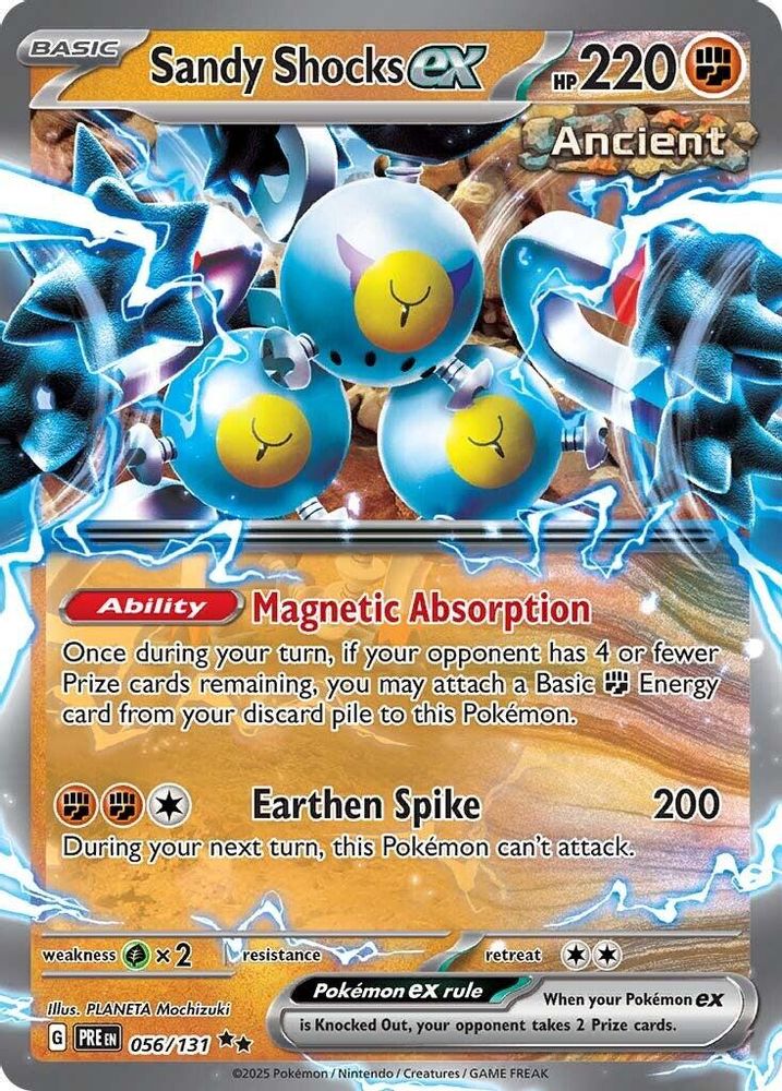 Sandy Shocks ex - [  056/131 ] - Double Rare - Pokemon SV Prismatic Evolutions