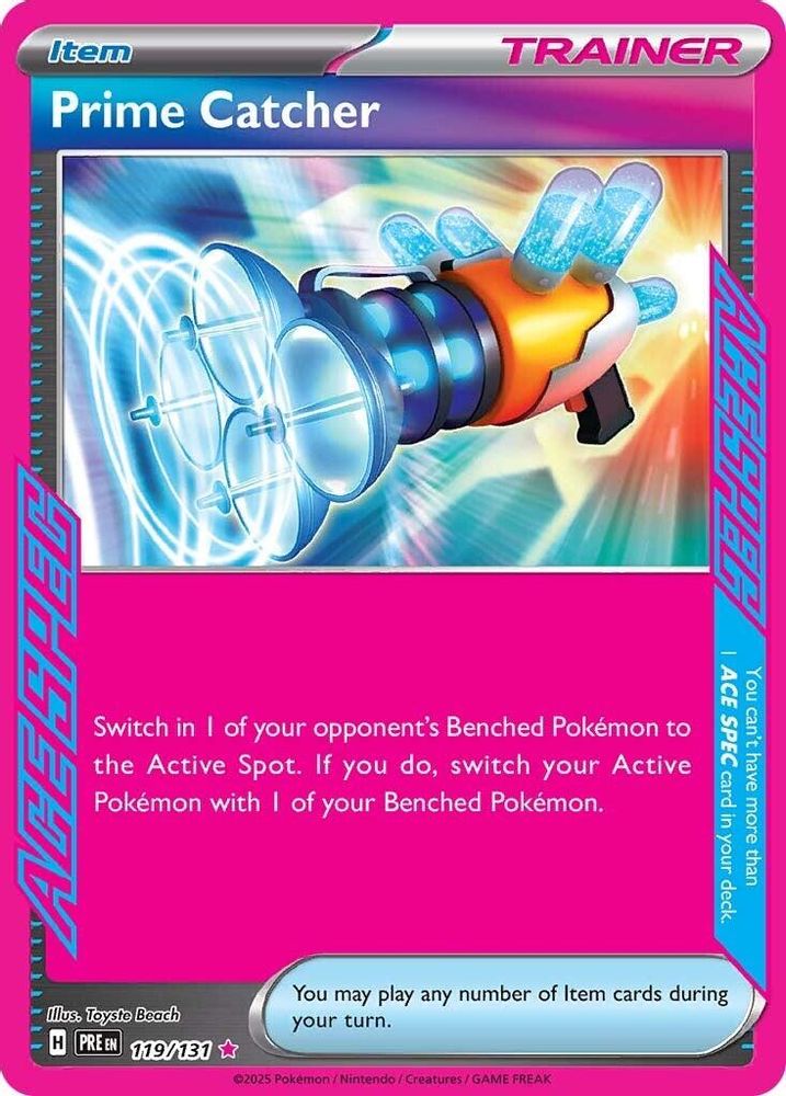 Prime Catcher - [  119 ] - ACE SPEC Rare - Pokemon SV Prismatic Evolutions