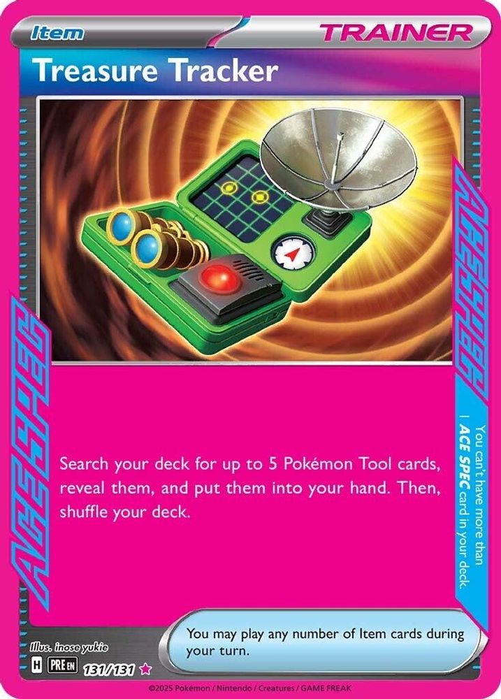 Treasure Tracker - [  131 ] - ACE SPEC Rare - Pokemon SV Prismatic Evolutions