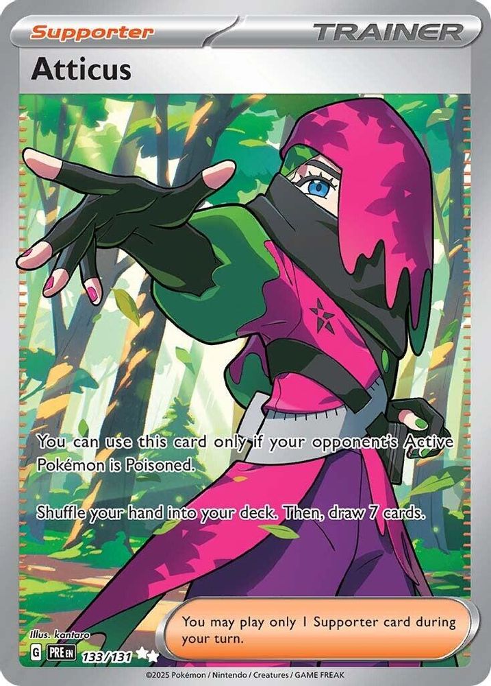 Atticus - [  133/131 ] - Ultra Rare - Pokemon SV Prismatic Evolutions