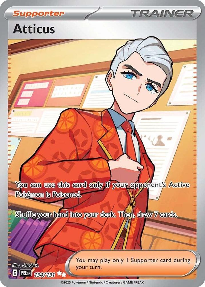 Atticus - [  134/131 ] - Ultra Rare - Pokemon SV Prismatic Evolutions