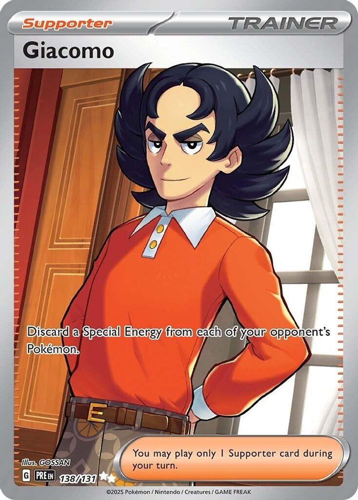 Giacomo - [  138/131 ] - Ultra Rare - Pokemon SV Prismatic Evolutions