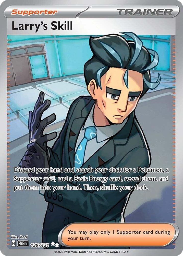 Larry's Skill - [  139/131 ] - Ultra Rare - Pokemon SV Prismatic Evolutions