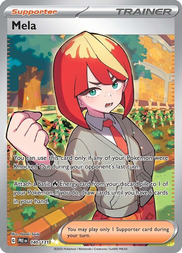 Mela - [  140/131 ] - Ultra Rare - Pokemon SV Prismatic Evolutions