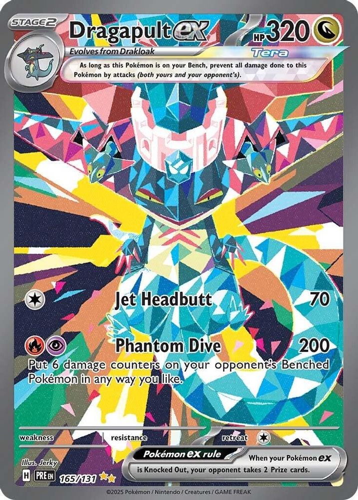 Dragapult ex - [  165/131 ] - Special Illustration Rare - Pokemon SV Prismatic Evolutions