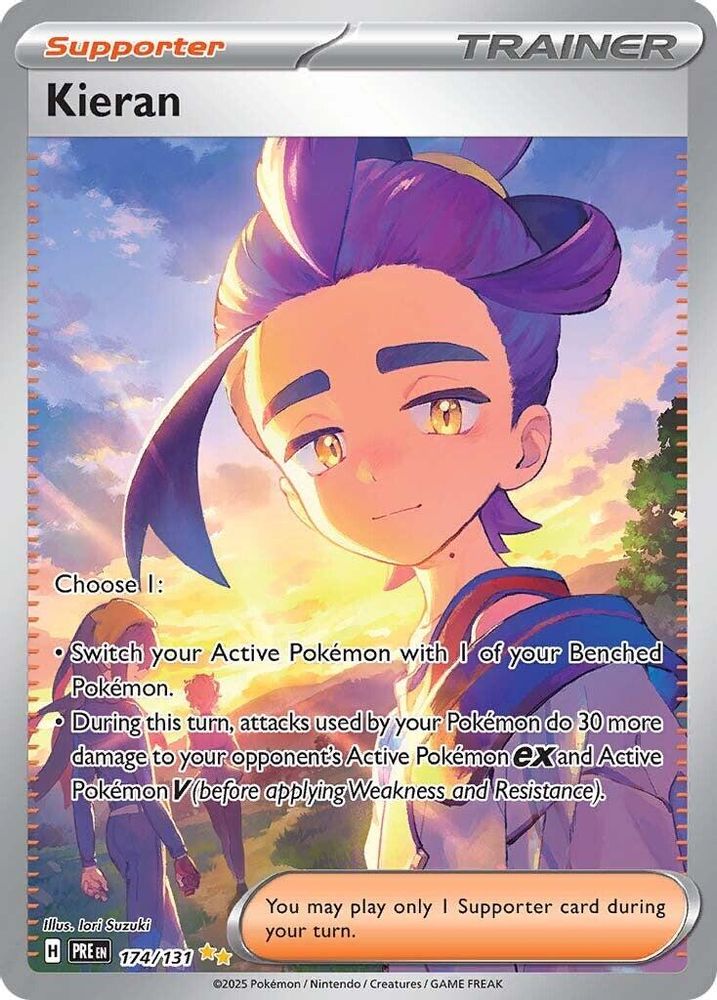 Kieran - [  174/131 ] - Special Illustration Rare - Pokemon SV Prismatic Evolutions