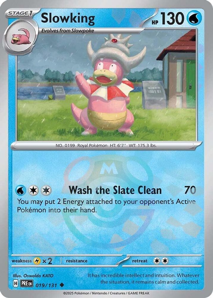 Slowking (Master Ball Pattern) - [  019/131 ] - Uncommon - Pokemon SV Prismatic Evolutions