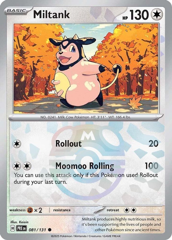 Miltank (Master Ball Pattern) - [  081/131 ] - Common - Pokemon SV Prismatic Evolutions