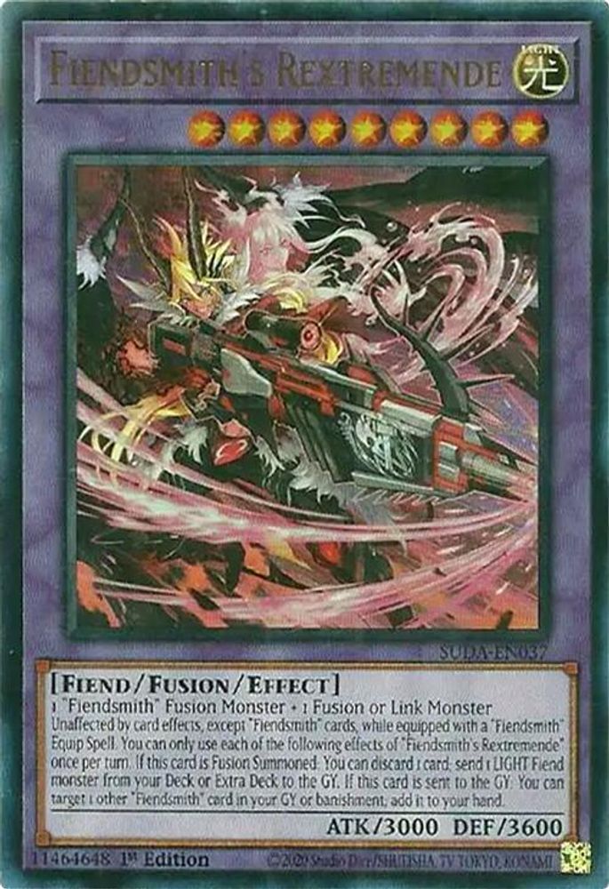 Fiendsmith's Rextremende - (SUDA-EN037) - Ultra Rare 1st Edition