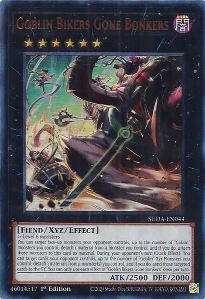 Goblin Bikers Gone Bonkers - (SUDA-EN044) - Ultra Rare 1st Edition