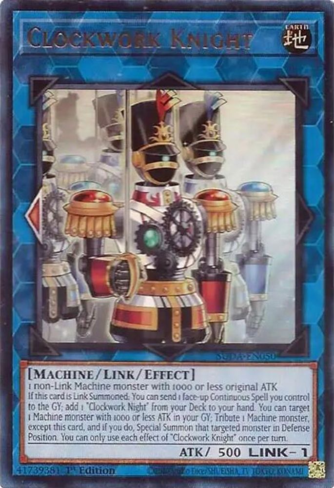 Clockwork Knight - (SUDA-EN050) - Ultra Rare 1st Edition