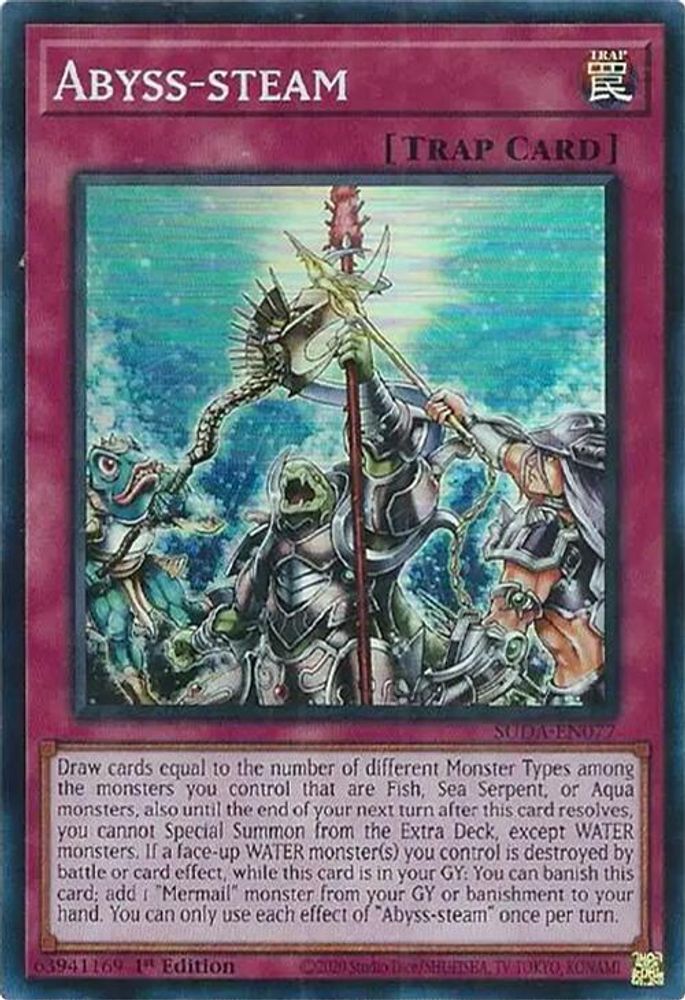 Abyss-steam - (SUDA-EN077) - Super Rare 1st Edition