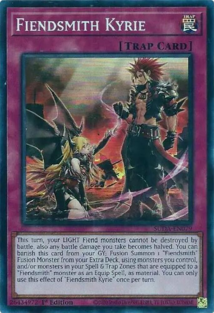 Fiendsmith Kyrie - (SUDA-EN079) - Super Rare 1st Edition