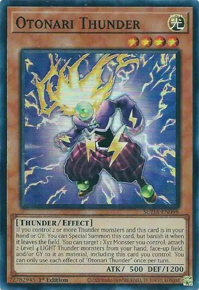 Otonari Thunder - (SUDA-EN098) - Super Rare 1st Edition
