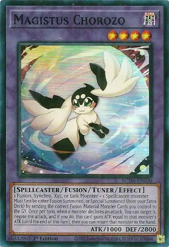Magistus Chorozo - (SUDA-EN100) - Super Rare 1st Edition