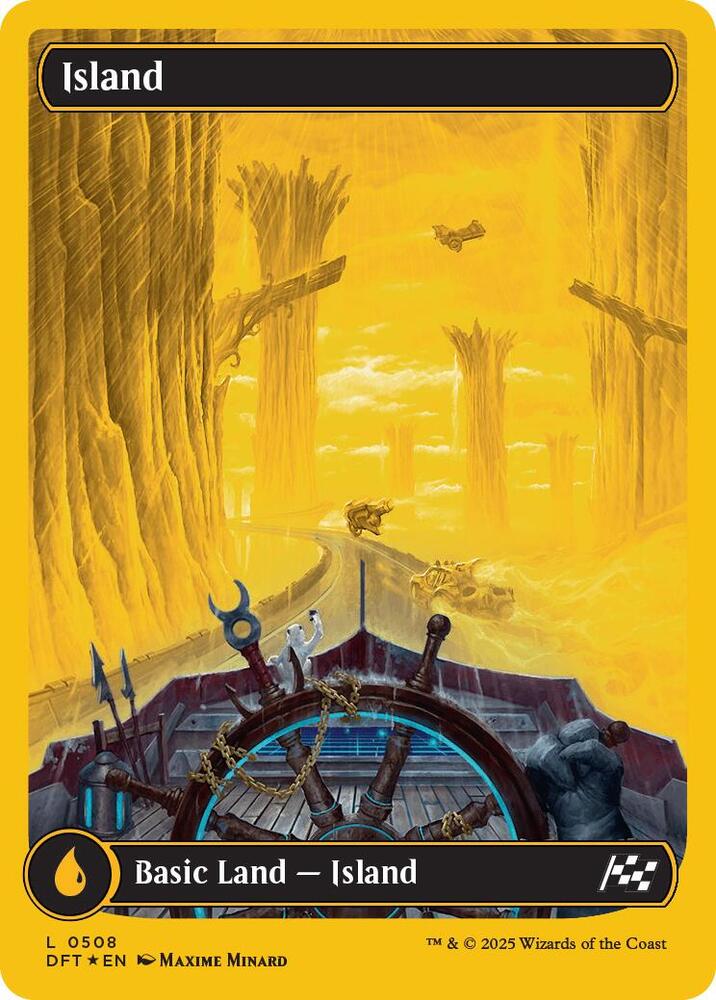 FIRST PLACE FOIL Island - #0508 - Aetherdrift