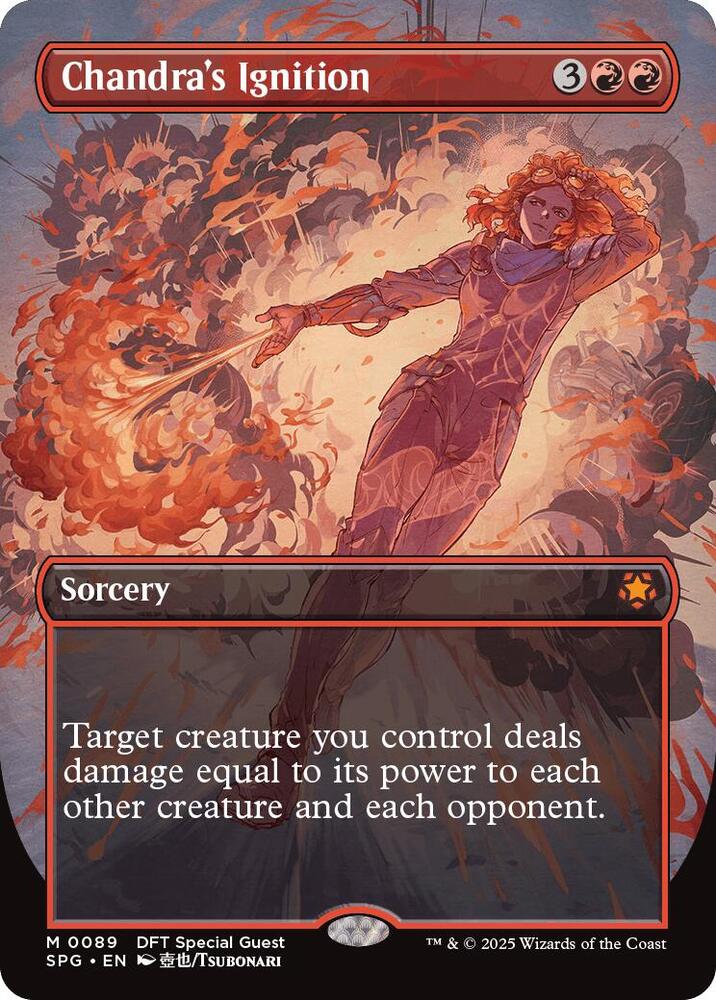 BORDERLESS Chandra's Ignition - #0089 - Mythic Aetherdrift Special Guests