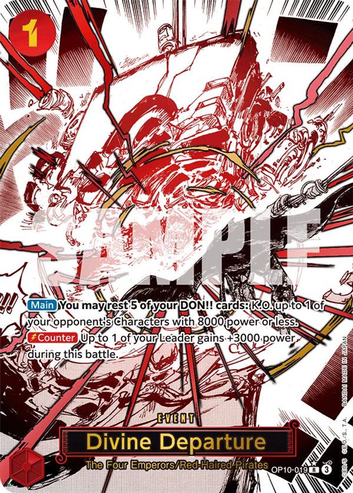 [ALTERNATE ART] Divine Departure (Parallel)  (OP10-019) R★ - One Piece Royal Blood